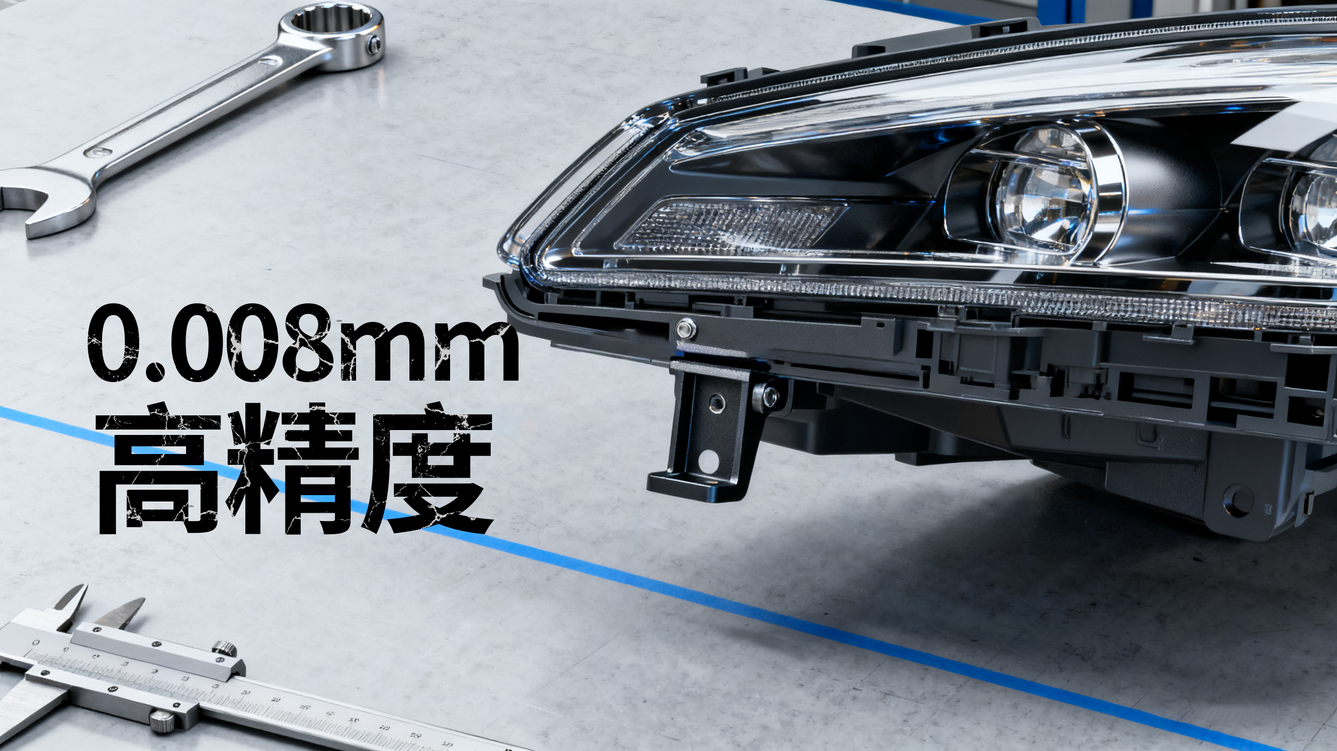 HS SONIC 伺服焊接设备：以 0.008mm 高精度，筑牢汽车前大灯外壳与支架连接品质根基
