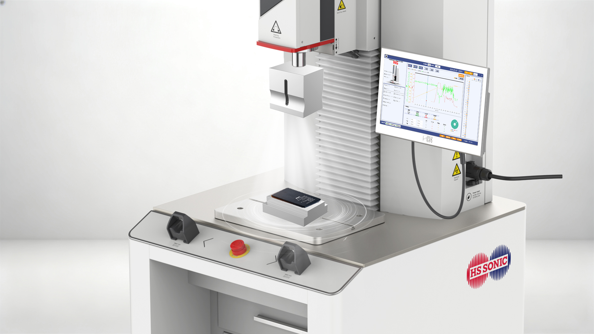 超声波焊接机工作场景
